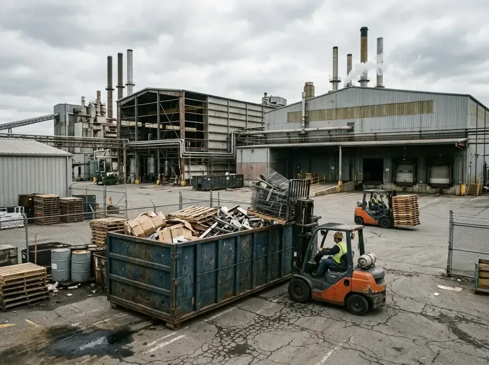 industrial-factory-scrap-conta-003 — frequently asked questions, Cheap Roll-off Dumpster Rentals in Town and Country, MO